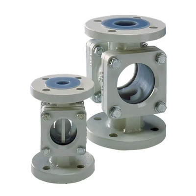 Glass Valve Flange type